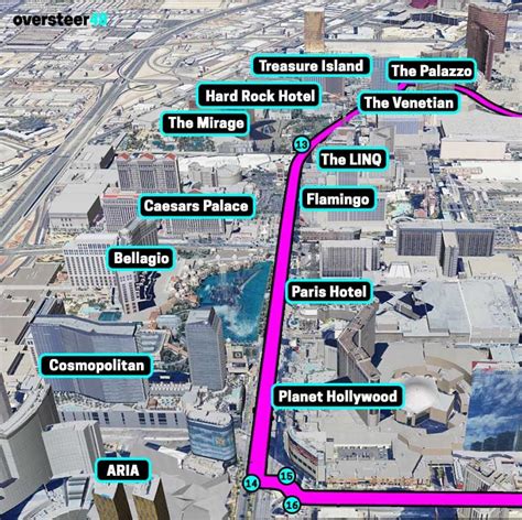 vegas formula 1 map